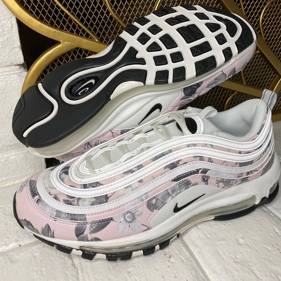 Nike Air Max 97 Shoes Floral Pink Size 10 NEW - Picture 2 of 6